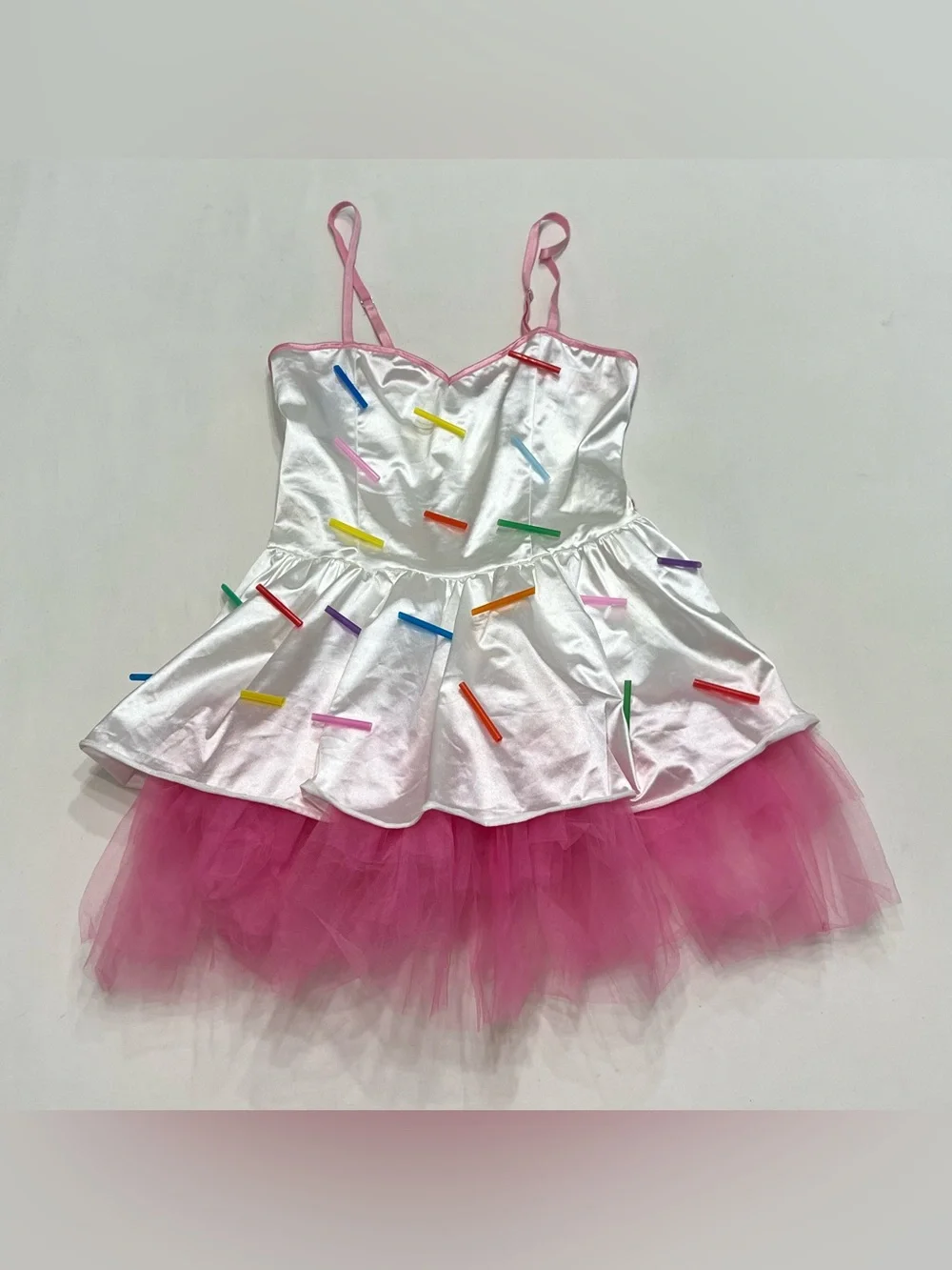 Dolls Kill Trickz n Treatz Sundae Ice Cream Costume Sz Med Pink Tulle Mini Dres - Picture 1 of 6